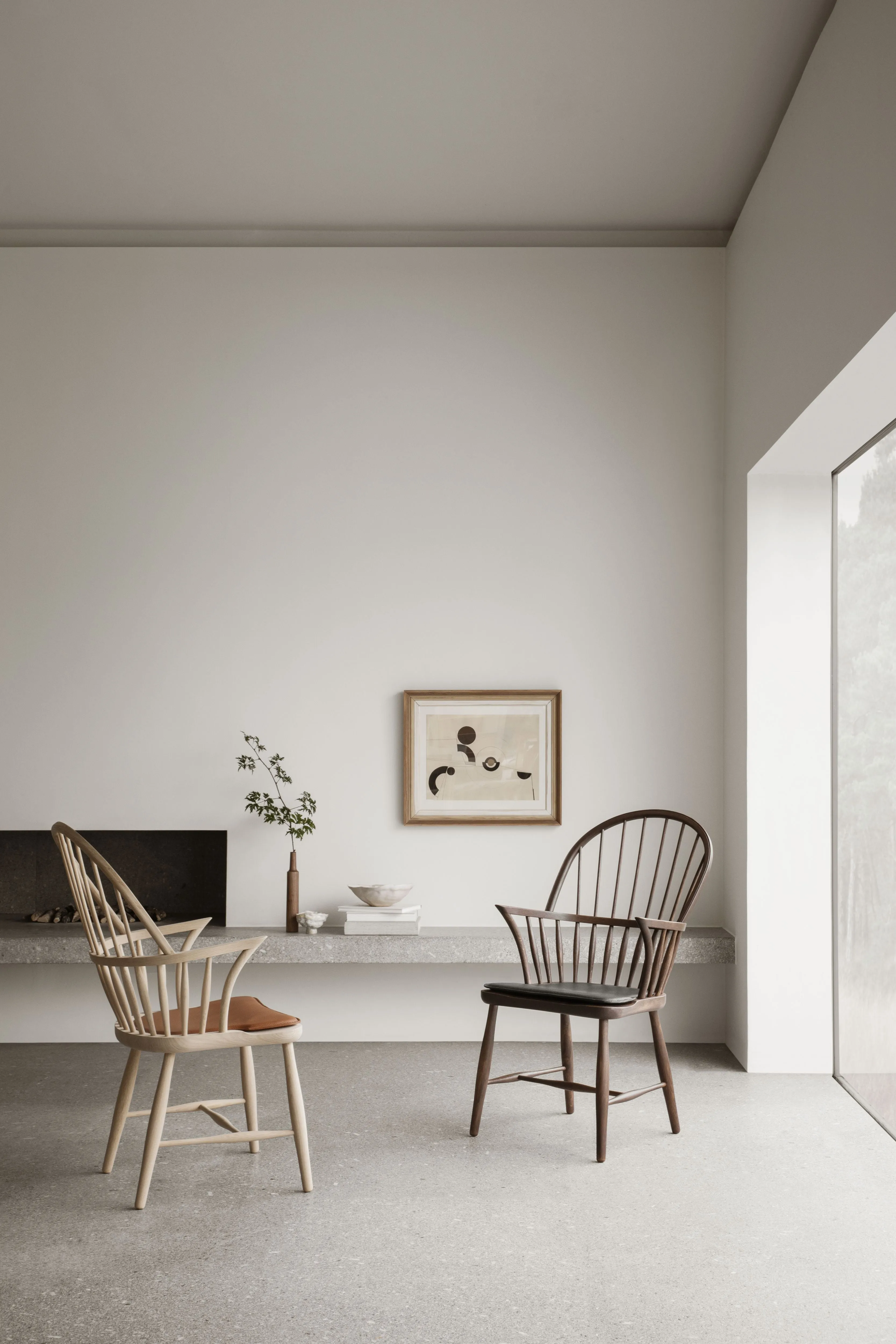 Carl Hansen Cushion For Windsor Chair, Leather Loke 7150
