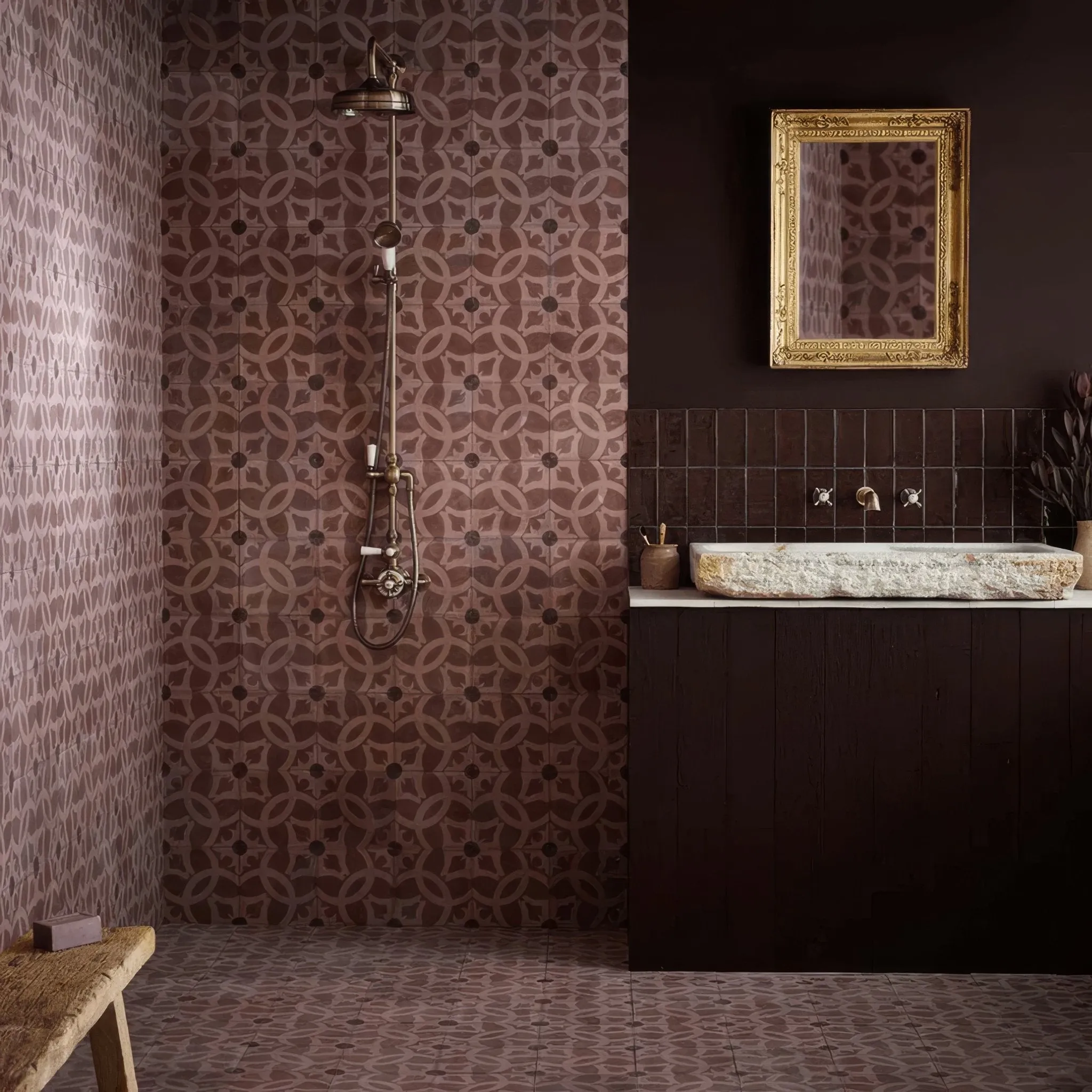 Carmona Marron Tile