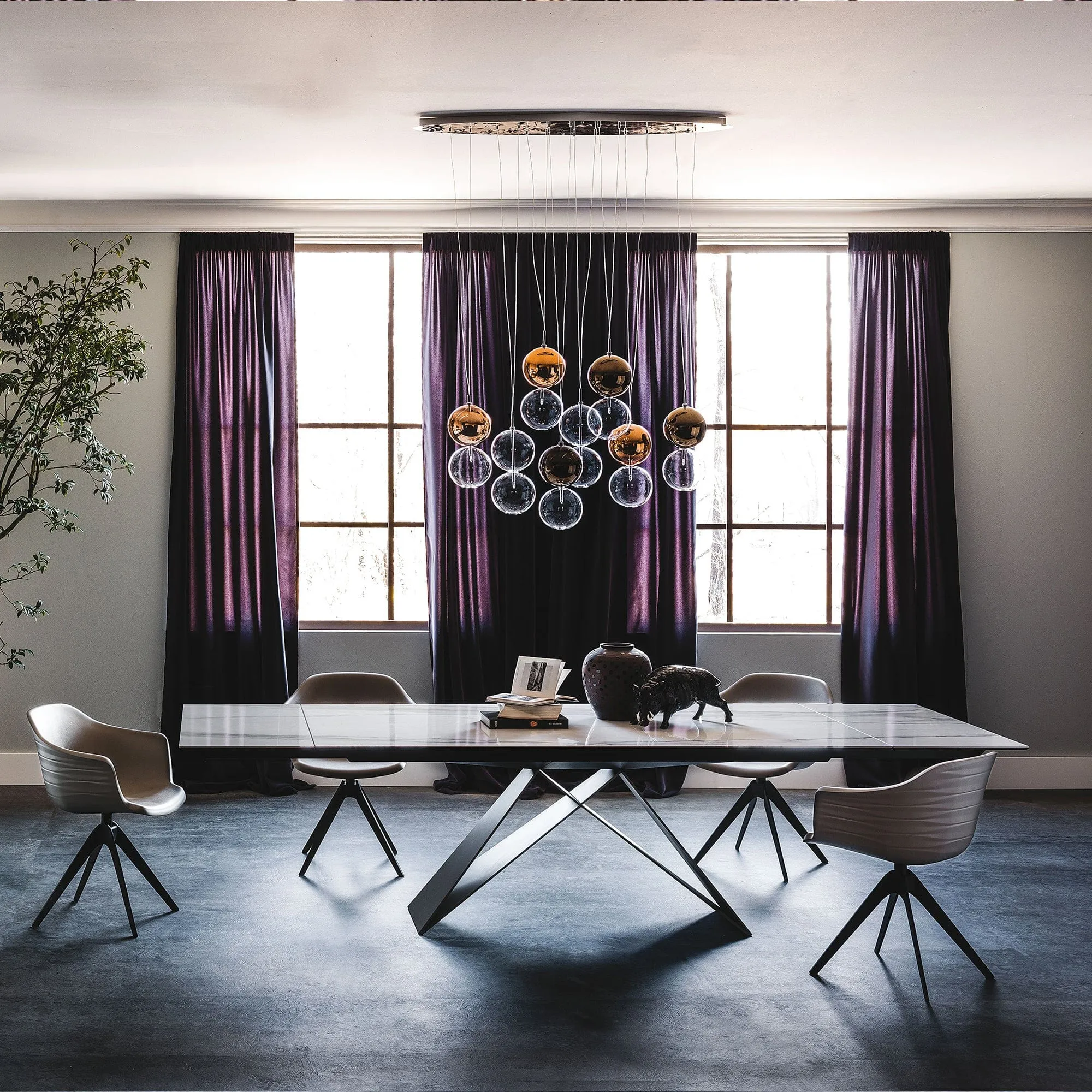 Cattelan Italia Premier Drive - Extending Dining Table In Keramik