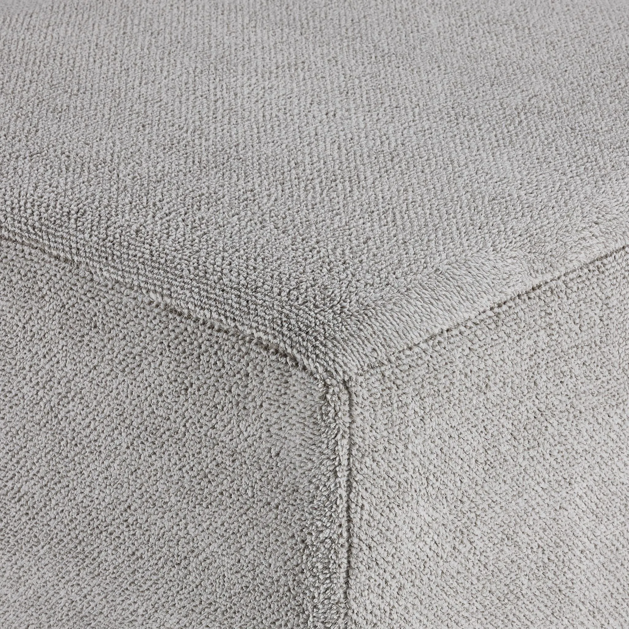 Celeste Square Ottoman - Snoopy Grey