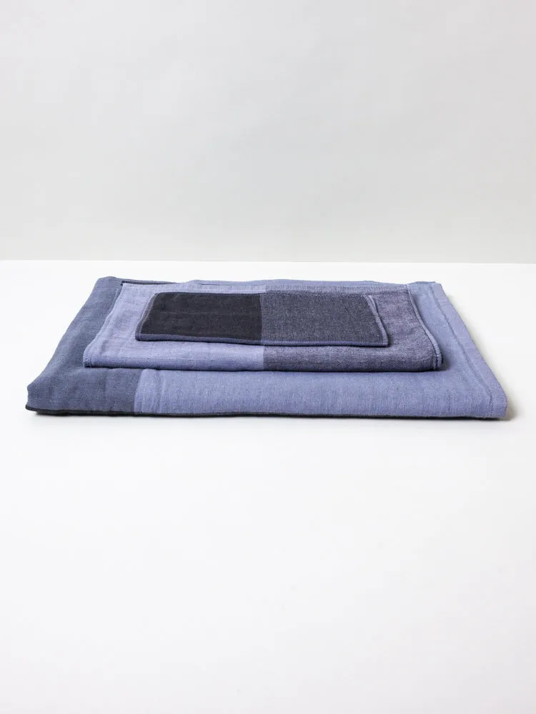 Chambray Block Towel