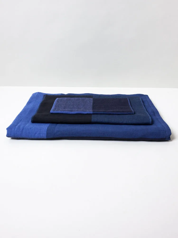 Chambray Block Towel