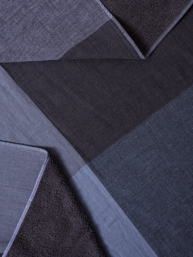 Chambray Block Towel