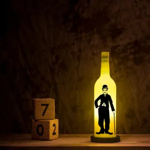 Charlie Chaplin Inlit Lamp (Yellow)