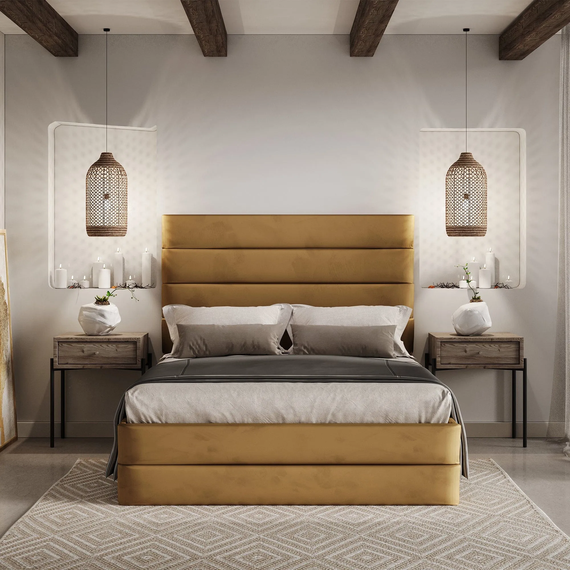 Charlotte - Bed Frame Or Ottoman