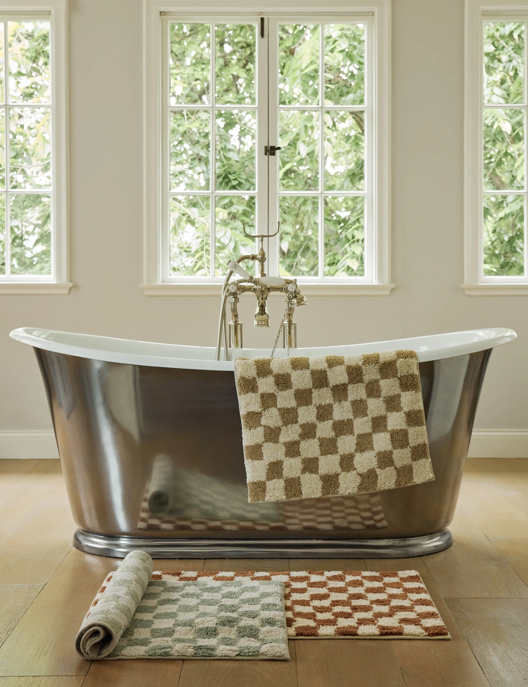 Checkerboard Bath Mat by Sarah Sherman Samuel Lulu and Georgia