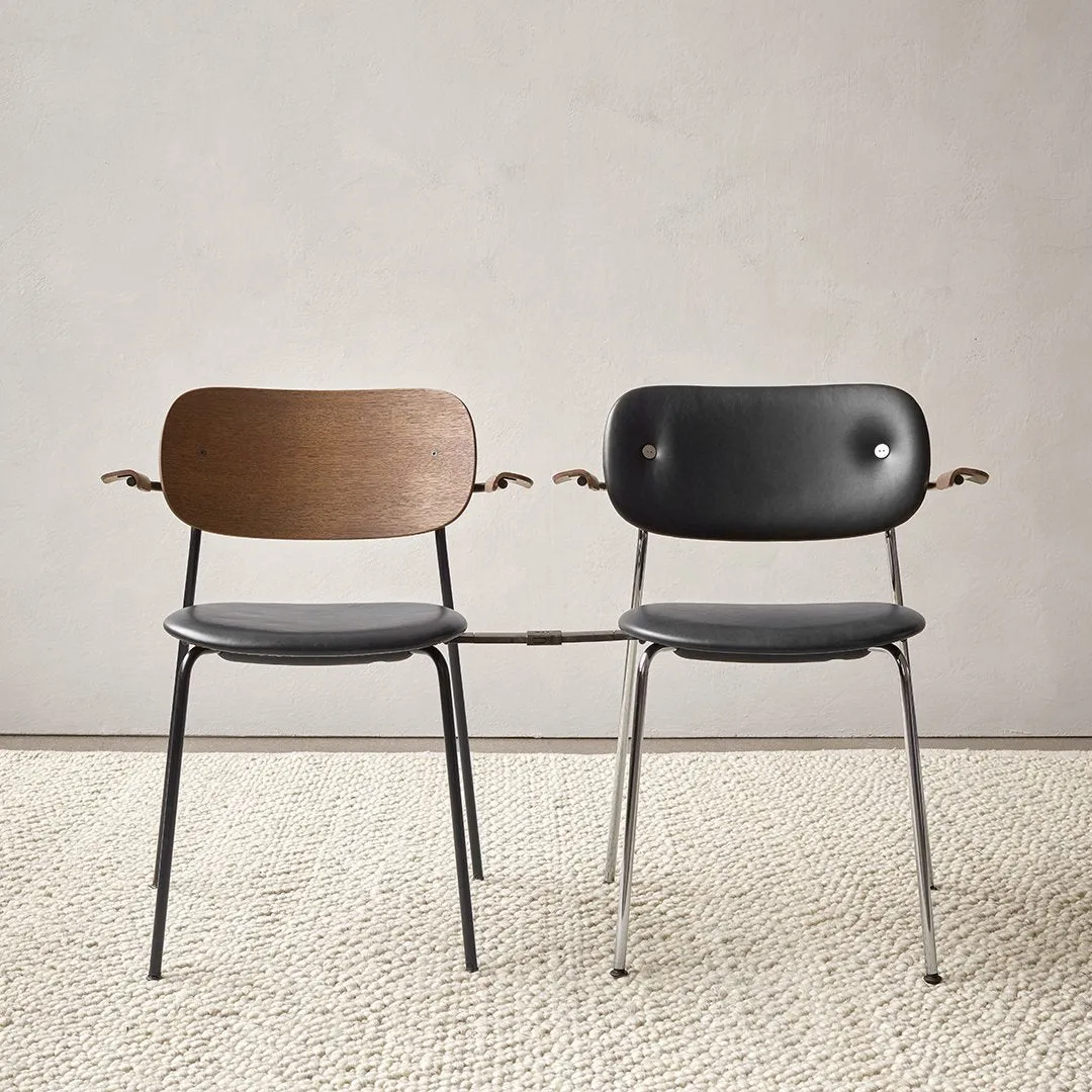Co Dining Chair w/ Armrests - Fully Upholstered