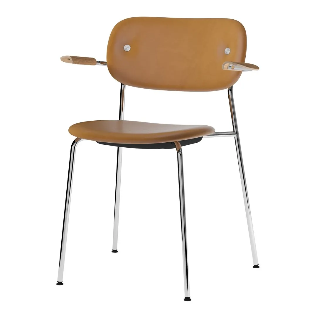 Co Dining Chair w/ Armrests - Fully Upholstered