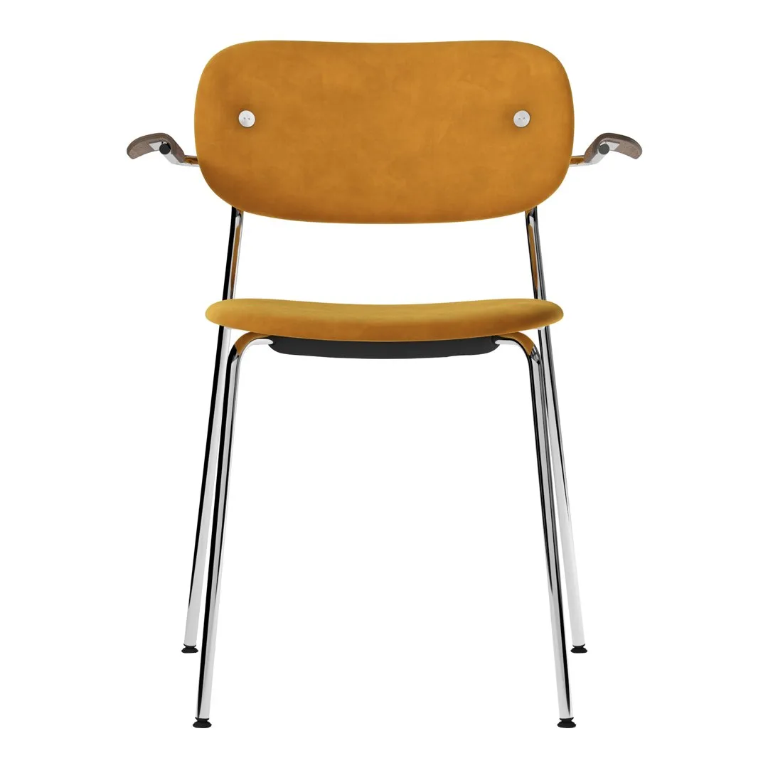 Co Dining Chair w/ Armrests - Fully Upholstered