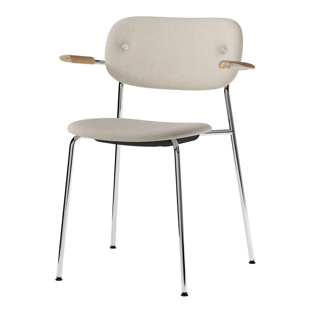 Co Dining Chair w/ Armrests - Fully Upholstered