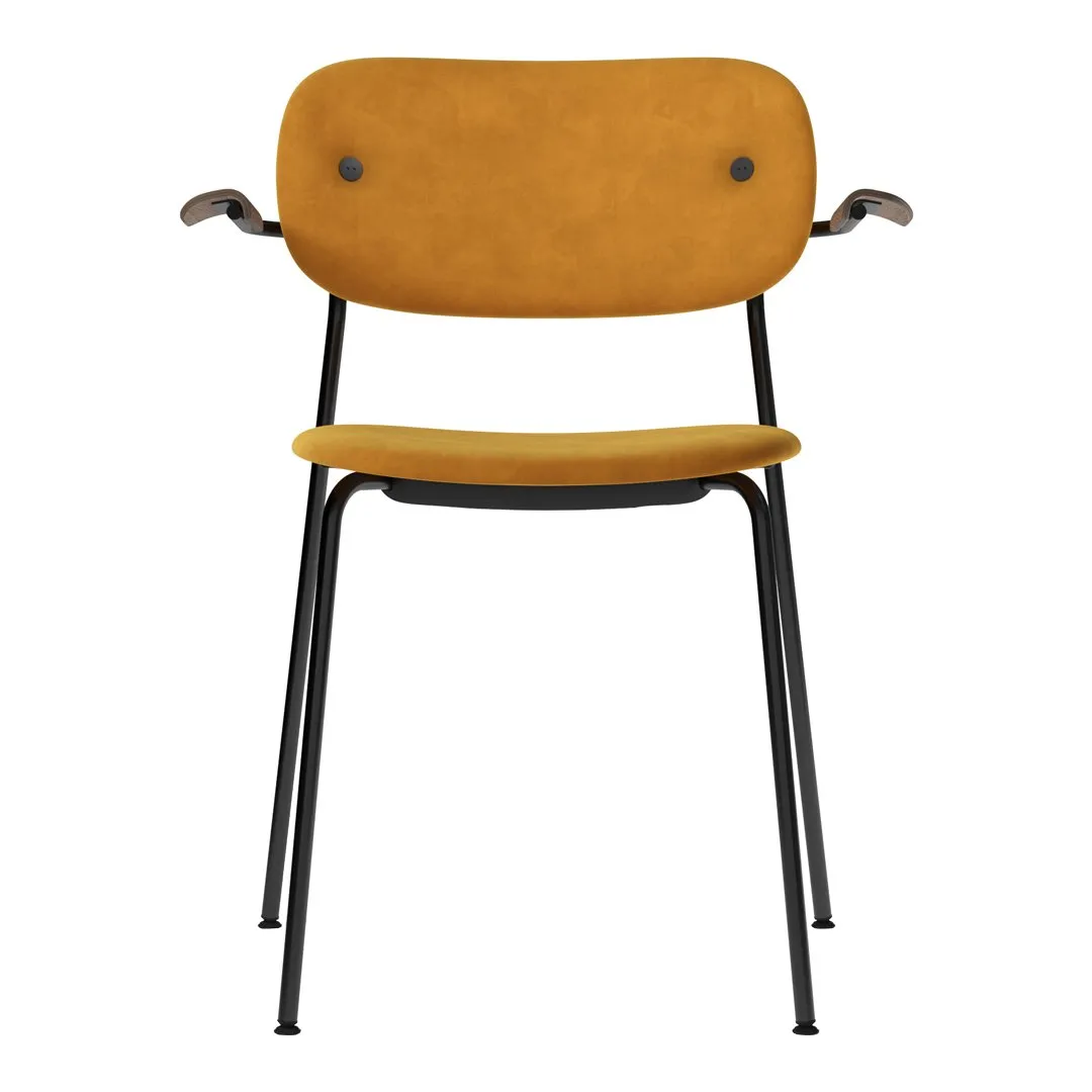 Co Dining Chair w/ Armrests - Fully Upholstered