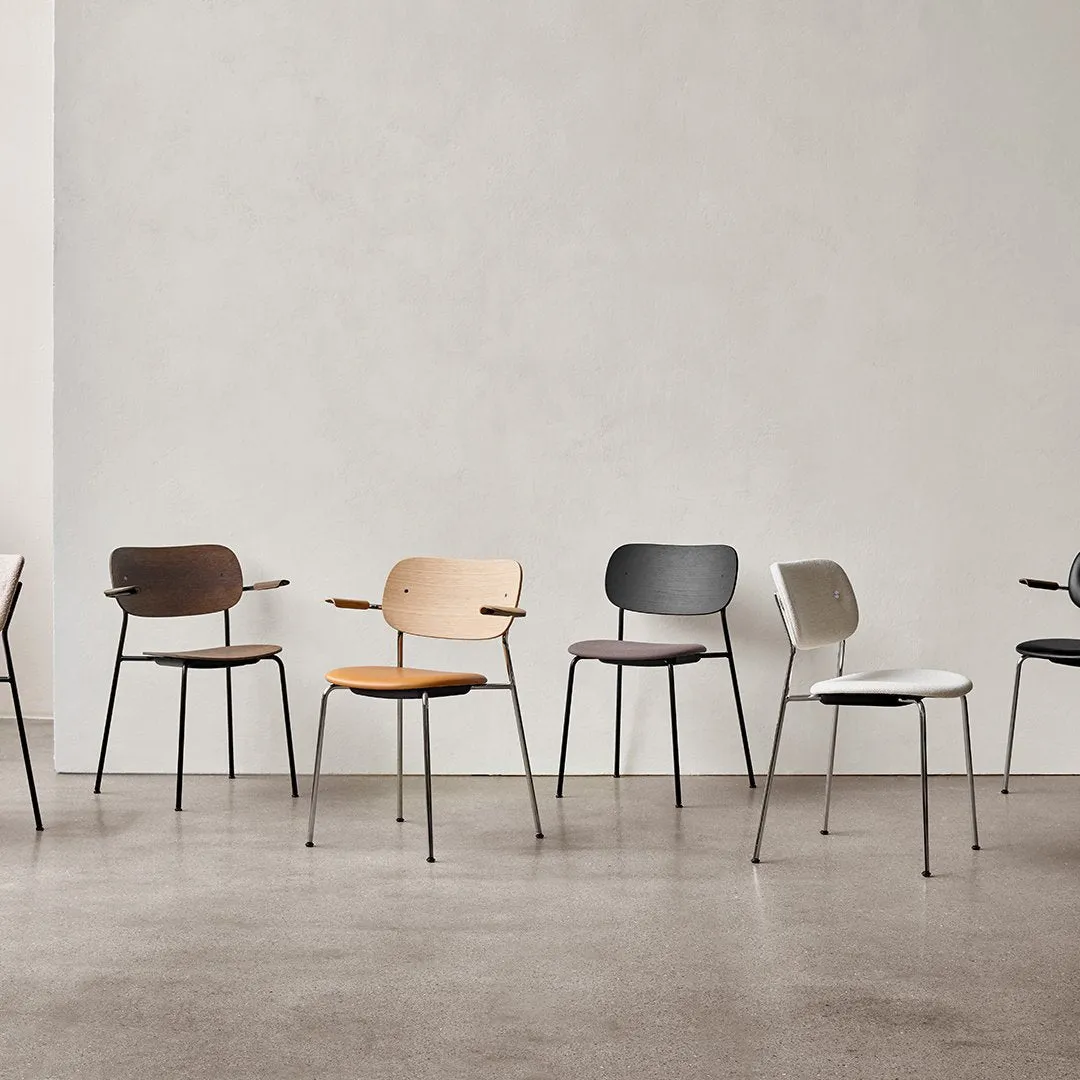 Co Dining Chair w/ Armrests - Fully Upholstered