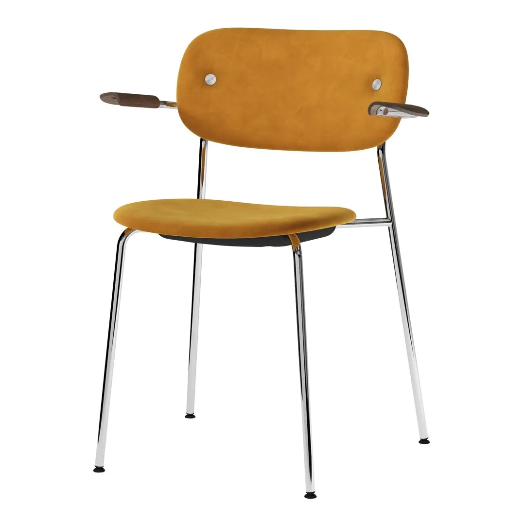 Co Dining Chair w/ Armrests - Fully Upholstered