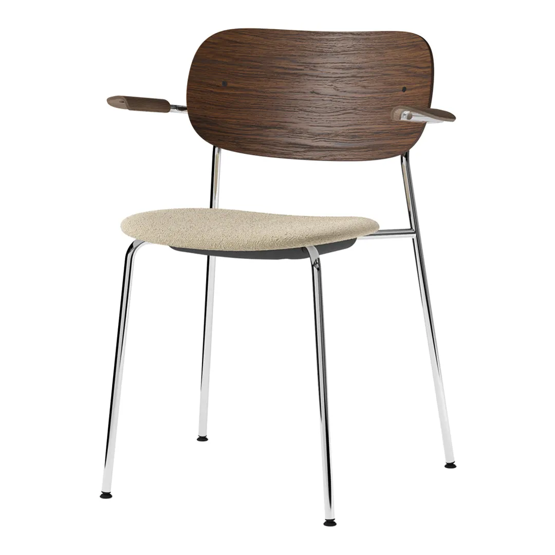 Co Dining Chair w/ Armrests - Seat Upholstered