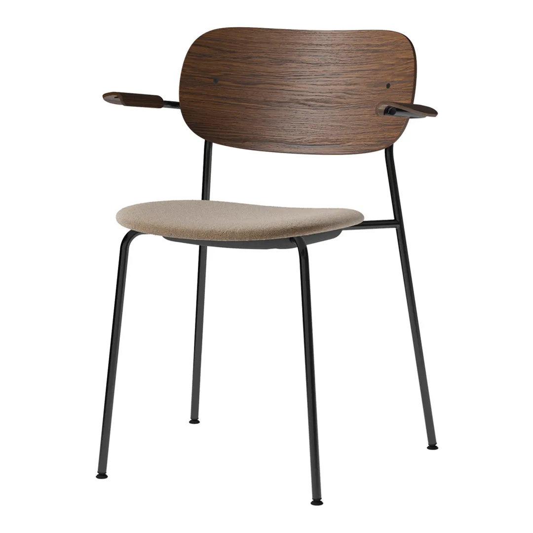 Co Dining Chair w/ Armrests - Seat Upholstered