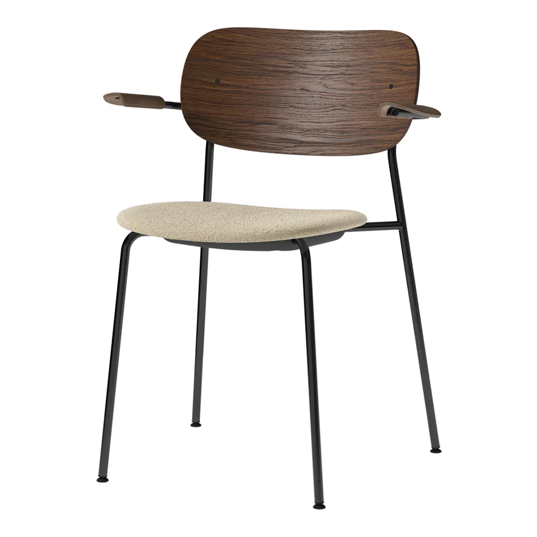 Co Dining Chair w/ Armrests - Seat Upholstered