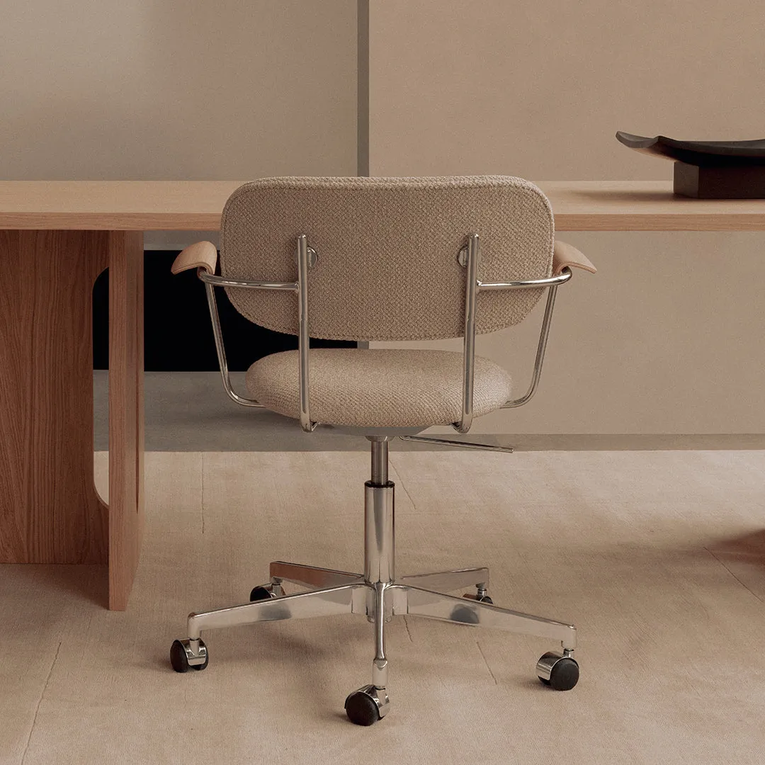 Co Office Armchair - Fully Upholstered - Swivel Base w/ Casters