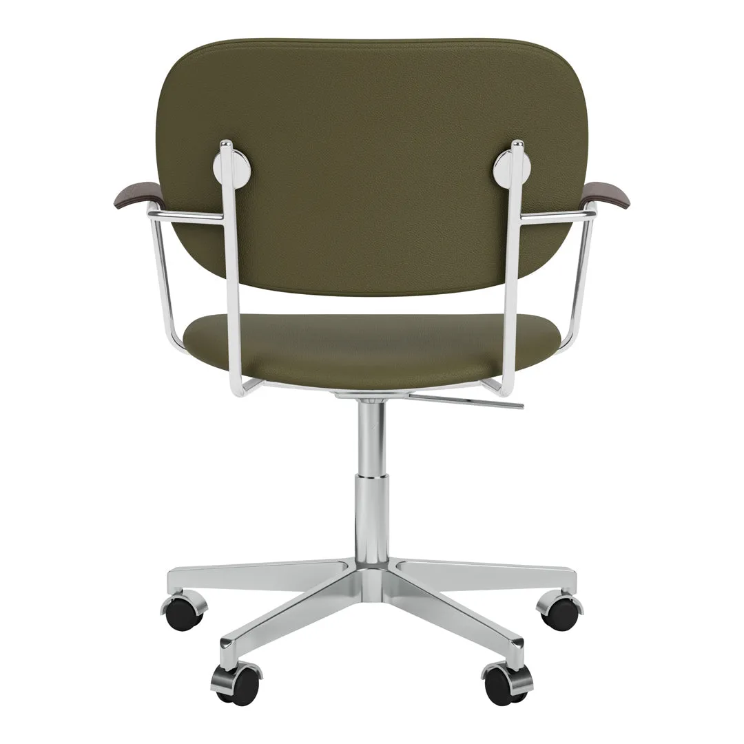 Co Office Armchair - Fully Upholstered - Swivel Base w/ Casters