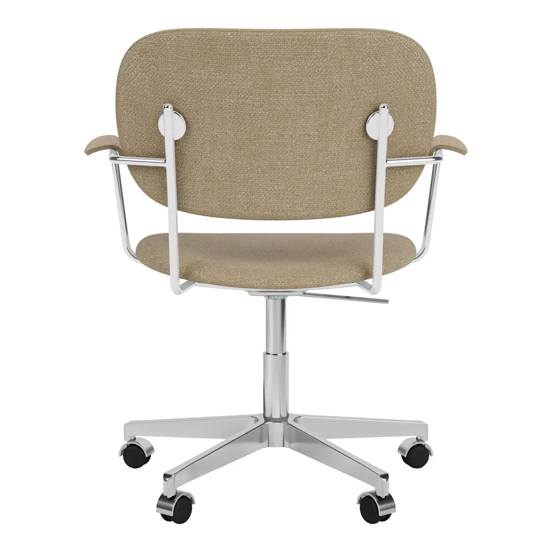 Co Office Armchair - Fully Upholstered - Swivel Base w/ Casters
