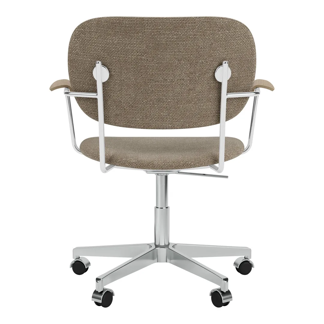 Co Office Armchair - Fully Upholstered - Swivel Base w/ Casters