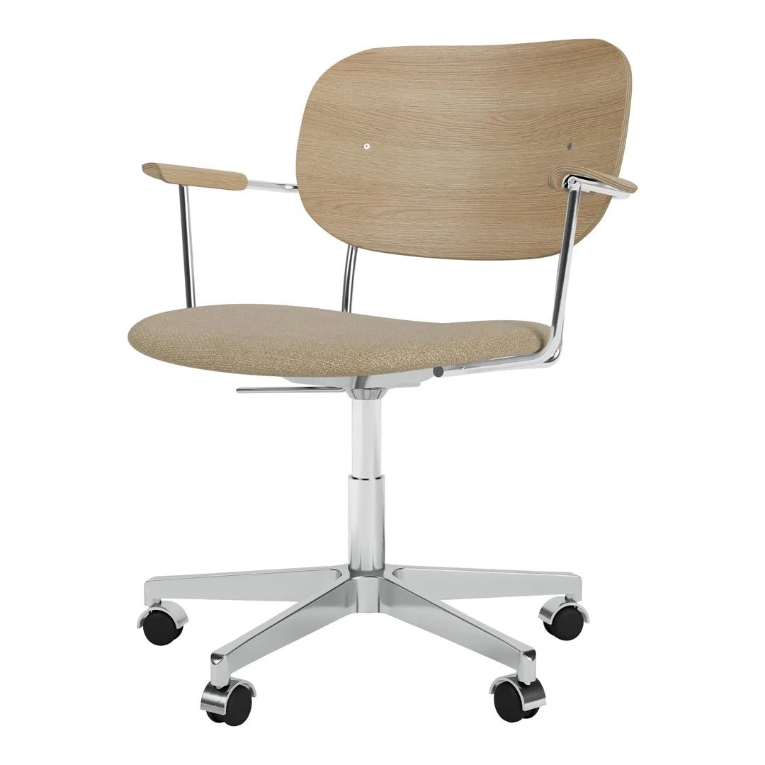 Co Office Armchair - Seat Upholstered - Swivel Base w/ Casters