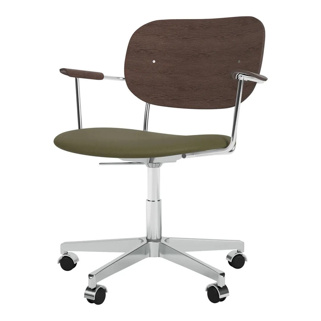 Co Office Armchair - Seat Upholstered - Swivel Base w/ Casters