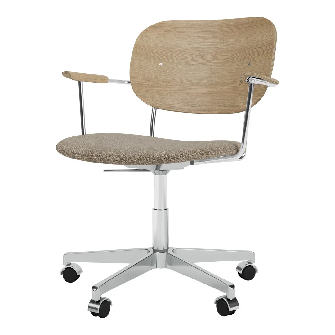 Co Office Armchair - Seat Upholstered - Swivel Base w/ Casters