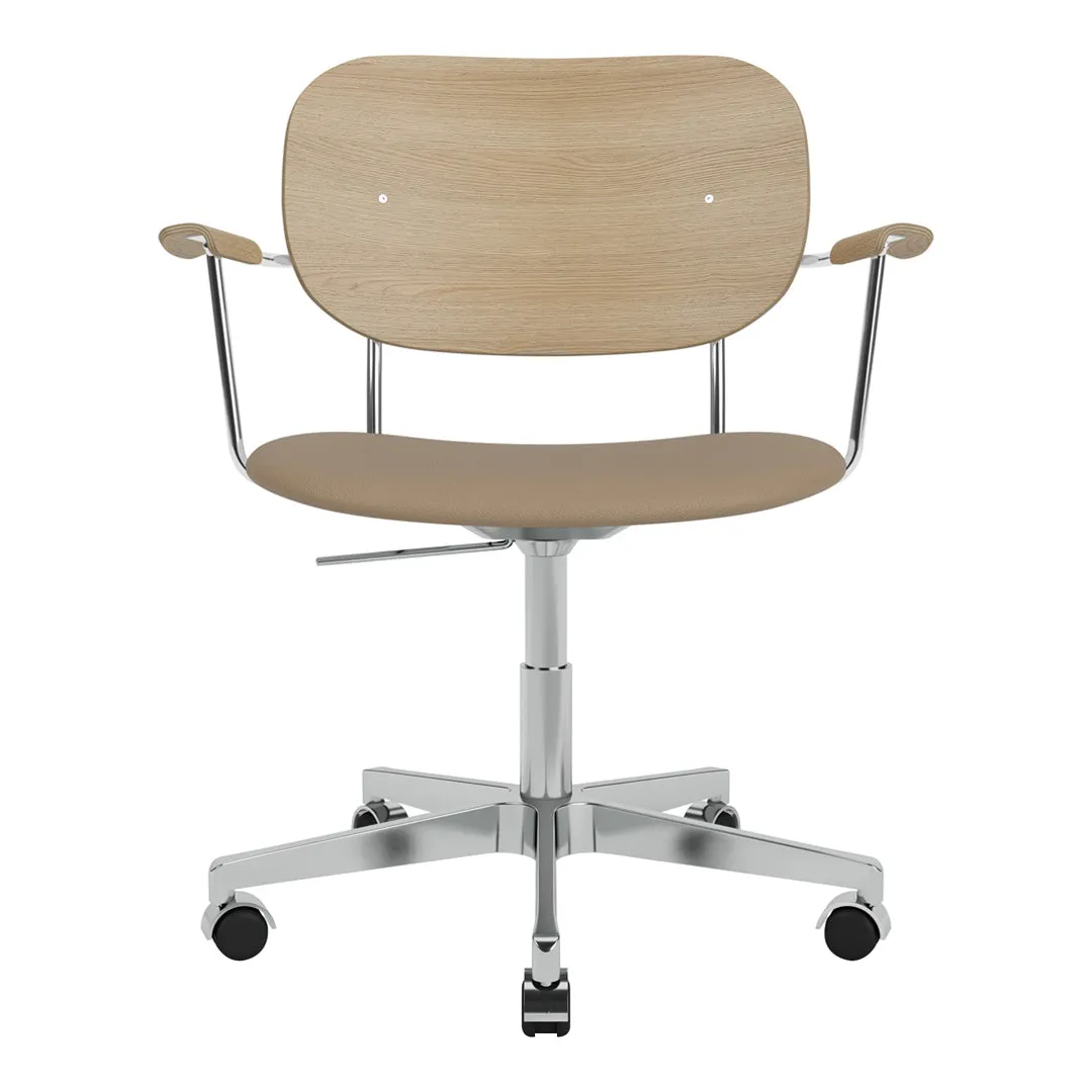 Co Office Armchair - Seat Upholstered - Swivel Base w/ Casters
