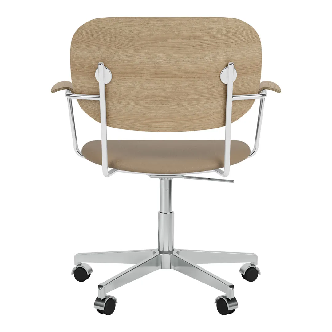 Co Office Armchair - Seat Upholstered - Swivel Base w/ Casters