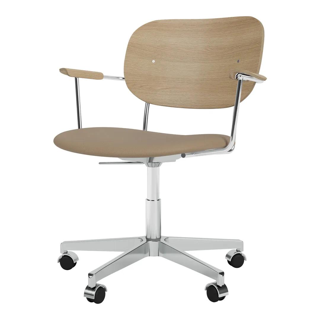 Co Office Armchair - Seat Upholstered - Swivel Base w/ Casters