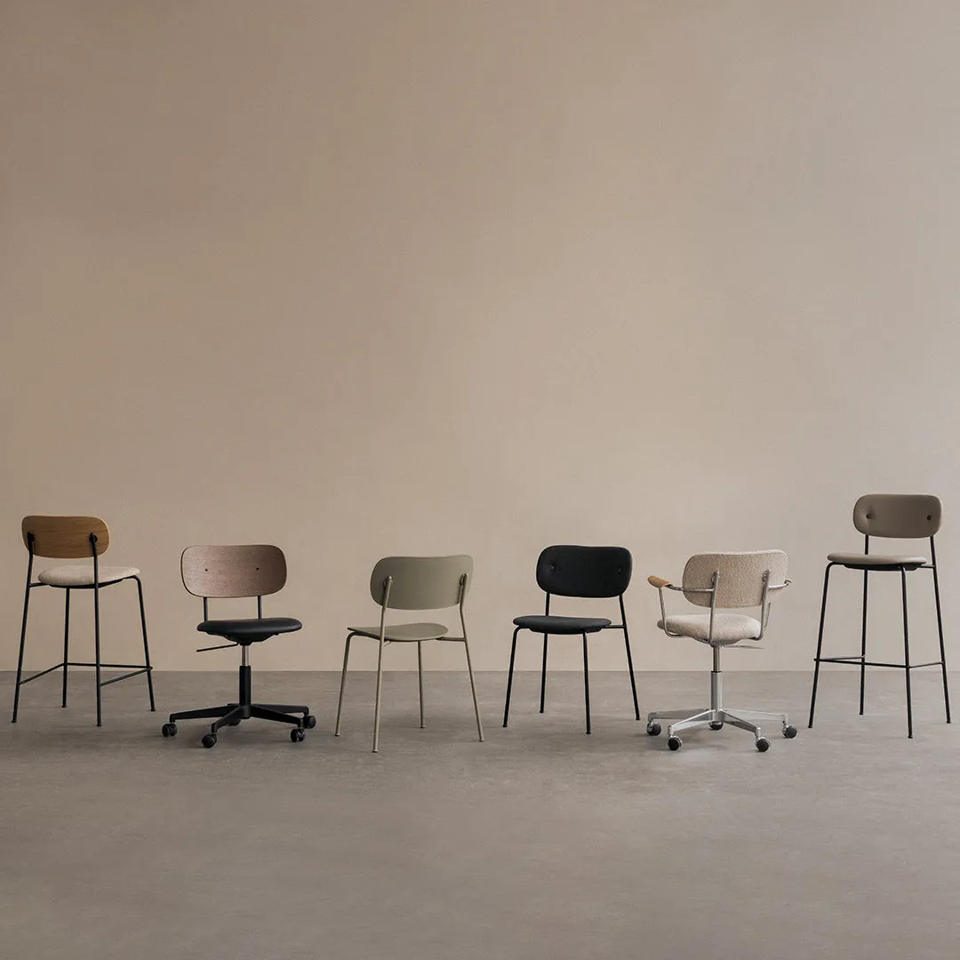 Co Office Armchair - Seat Upholstered - Swivel Base w/ Casters