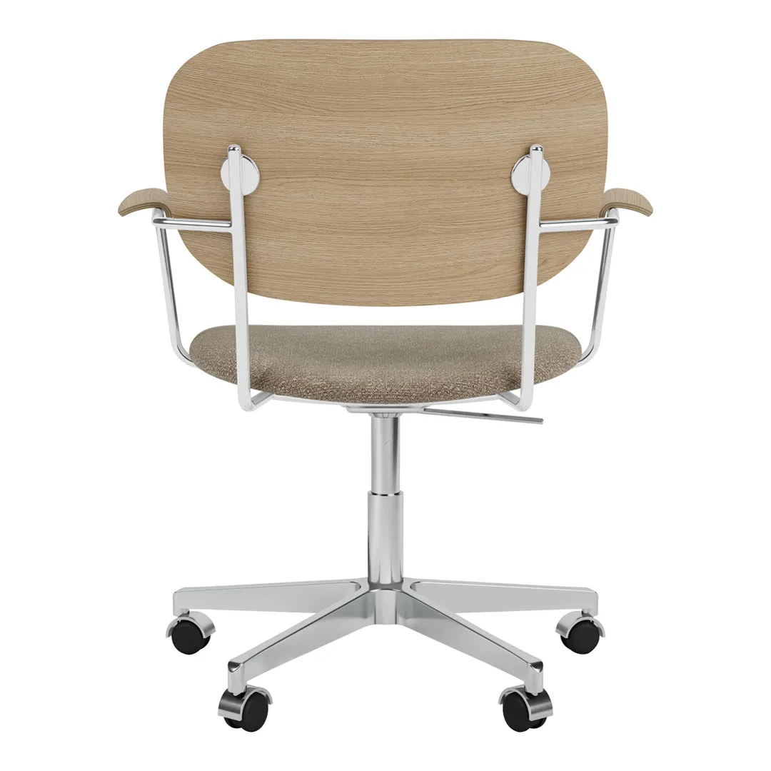 Co Office Armchair - Seat Upholstered - Swivel Base w/ Casters