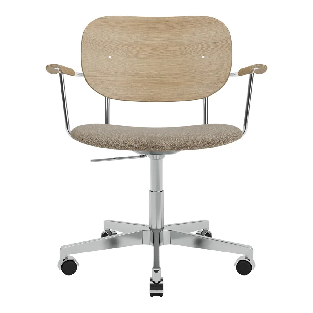 Co Office Armchair - Seat Upholstered - Swivel Base w/ Casters