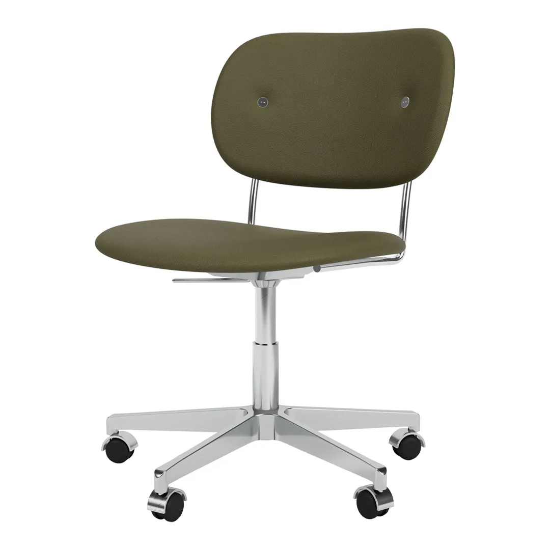 Co Office Chair - Fully Upholstered - Swivel Base w/ Casters