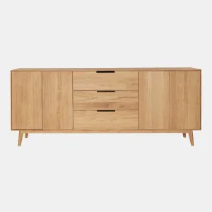 Colorado - 4 Door/3 Drawer Sideboard In Wild Oak