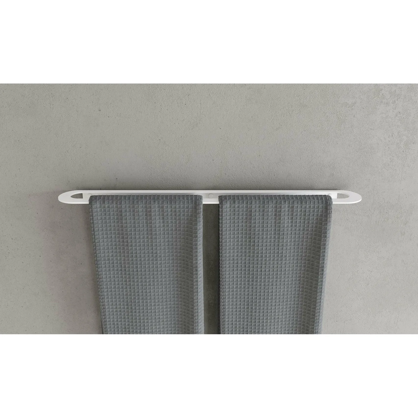 Copenhagen Bath Cb 100 Towel Holder L60 Cm, Mat White