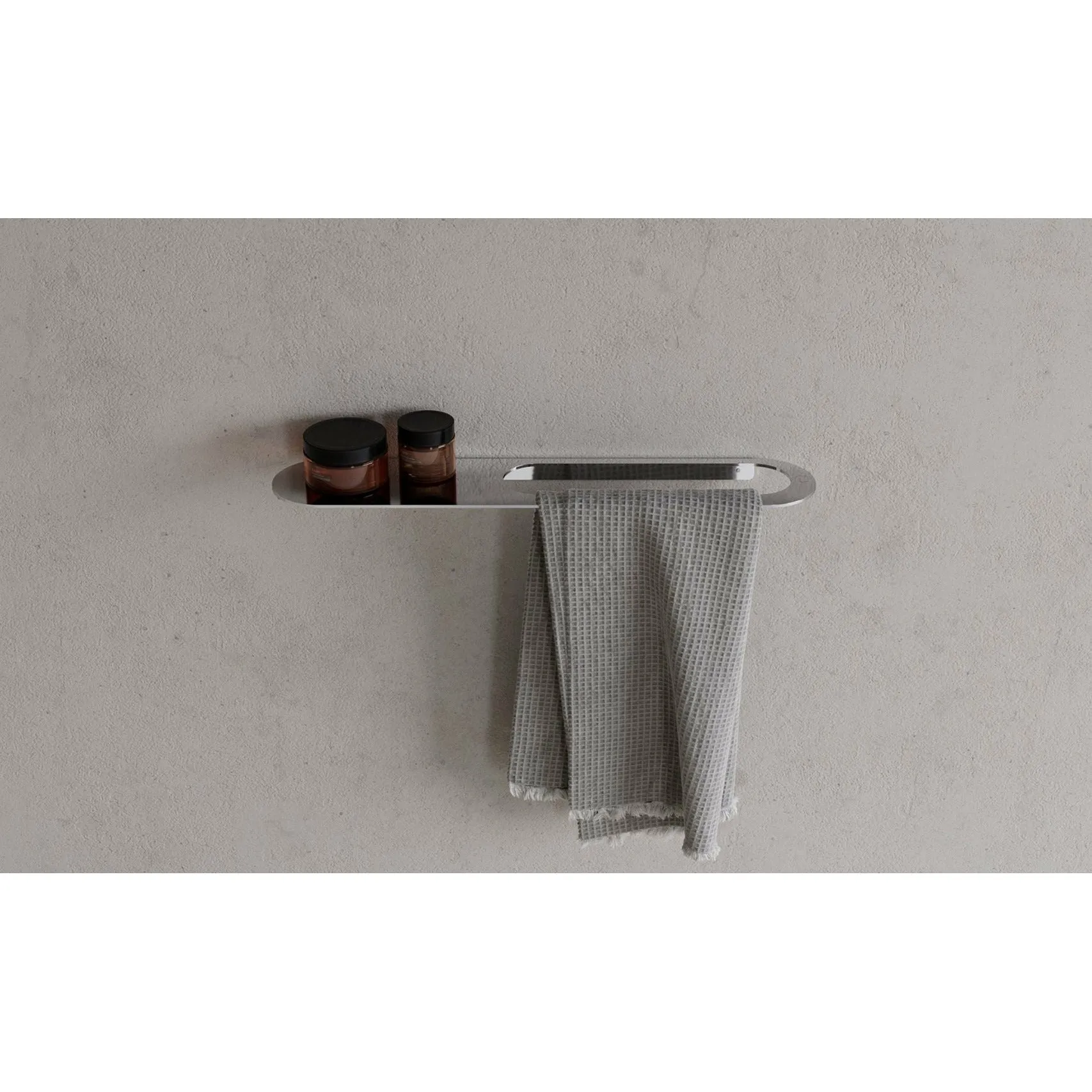 Copenhagen Bath Cb 100 Towel Holder With Shelf, Chrome