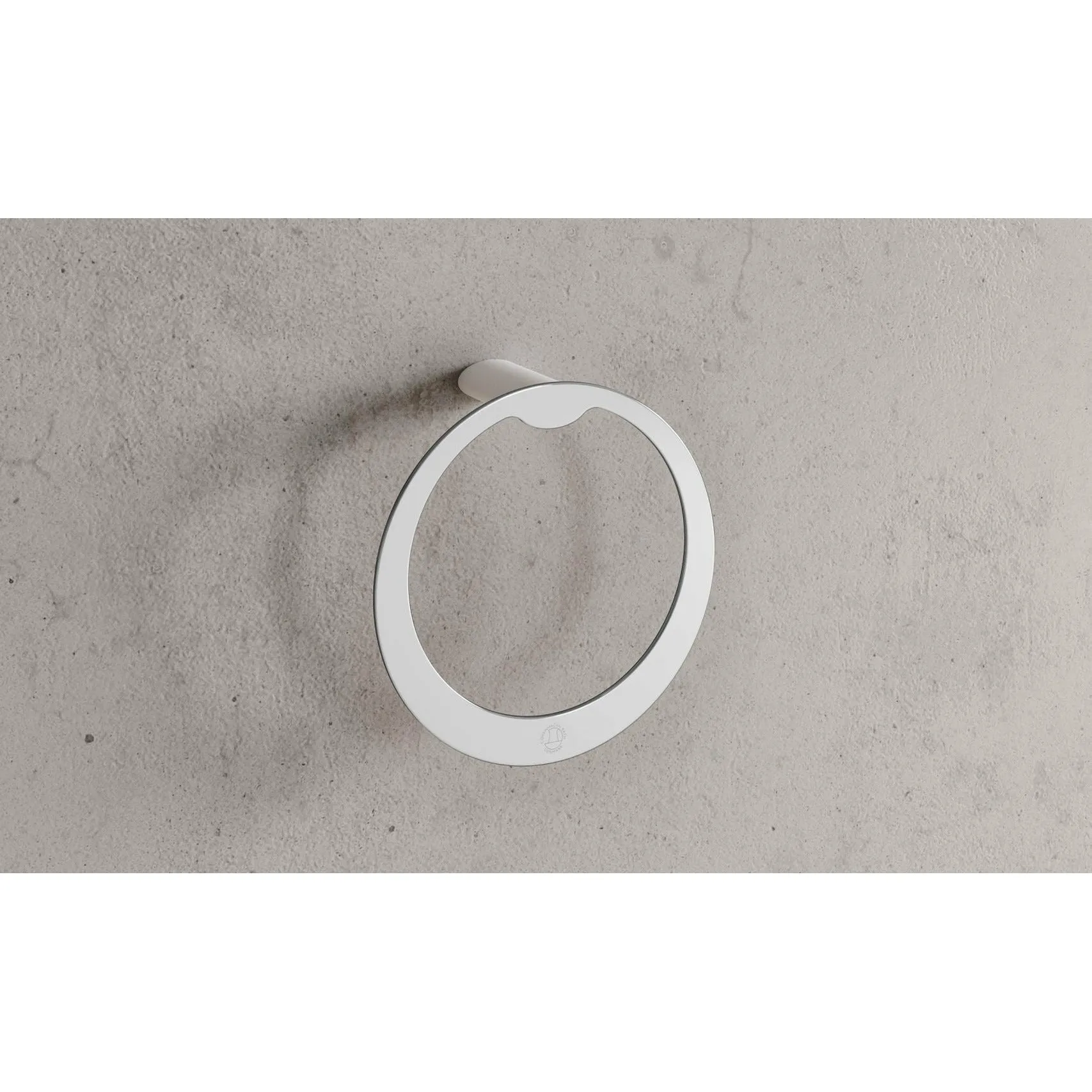 Copenhagen Bath Cb 200 Towel Ring, Mat White