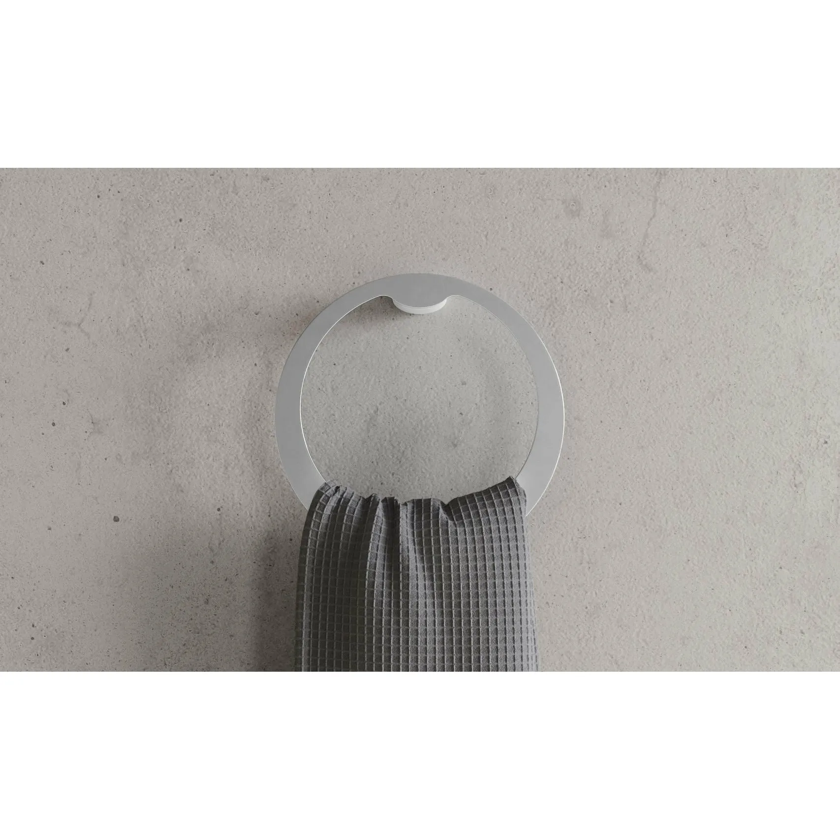 Copenhagen Bath Cb 200 Towel Ring, Mat White