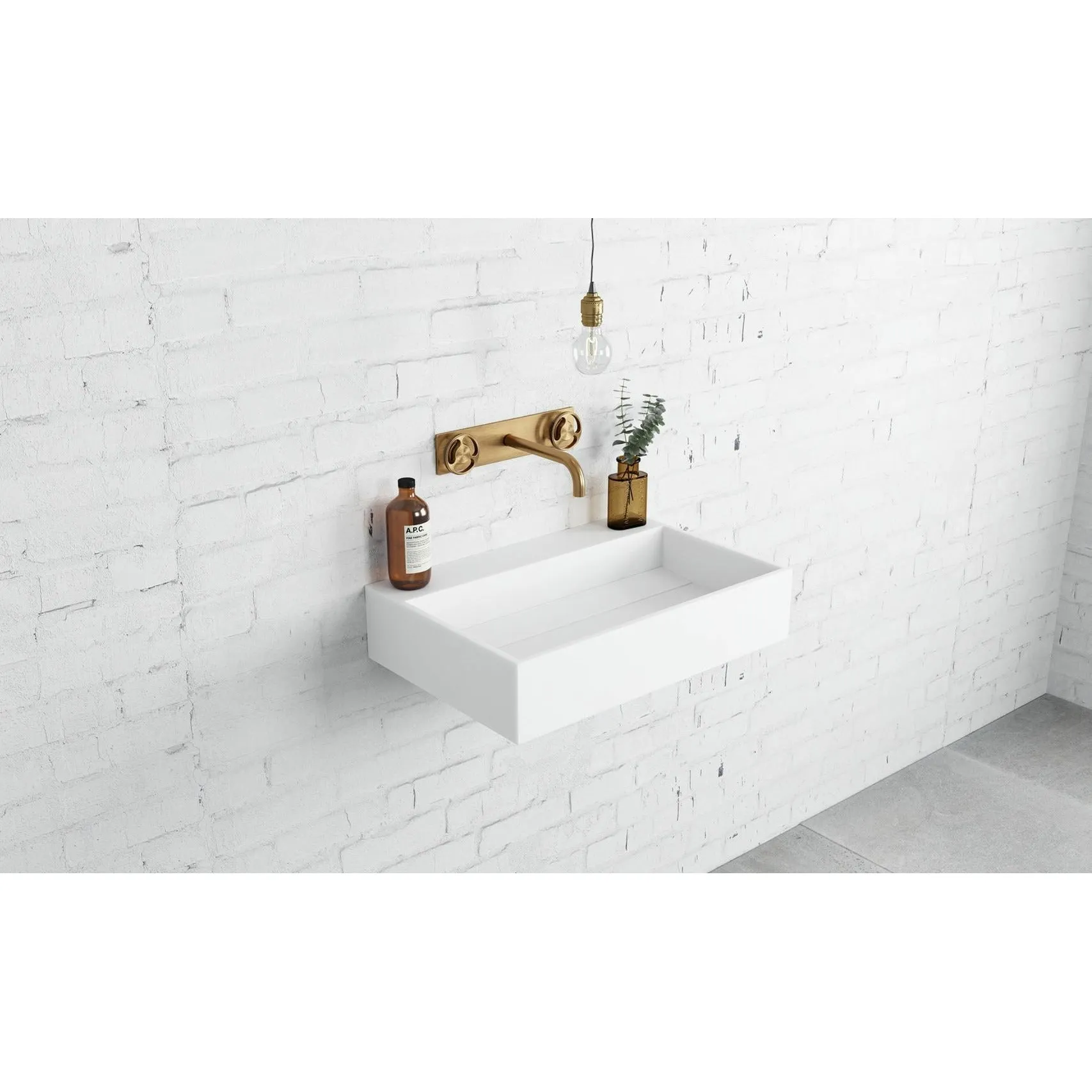 Copenhagen Bath Christiansfeld Wash Basin, L60 Cm