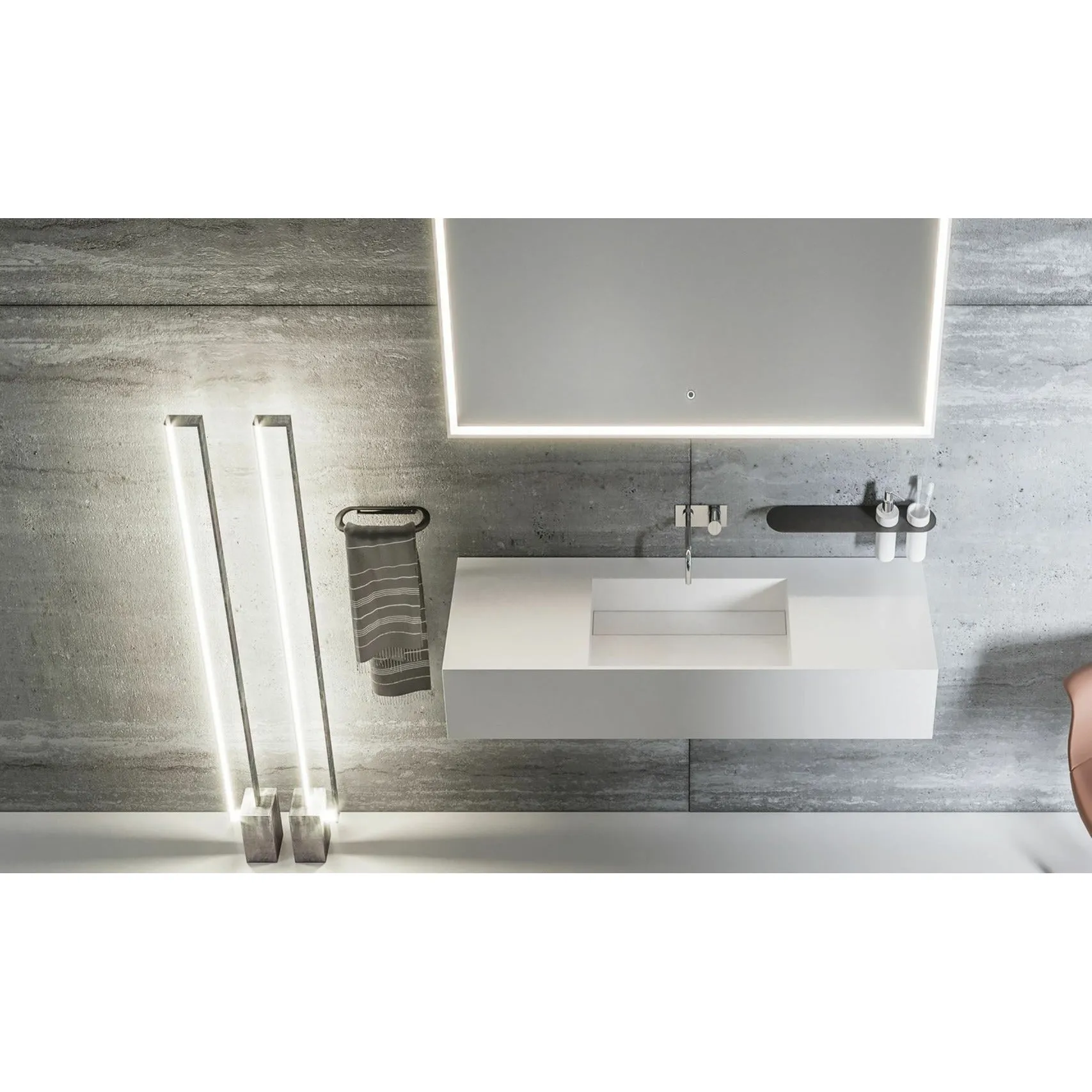 Copenhagen Bath Enköping Wash Basin, L100 Cm