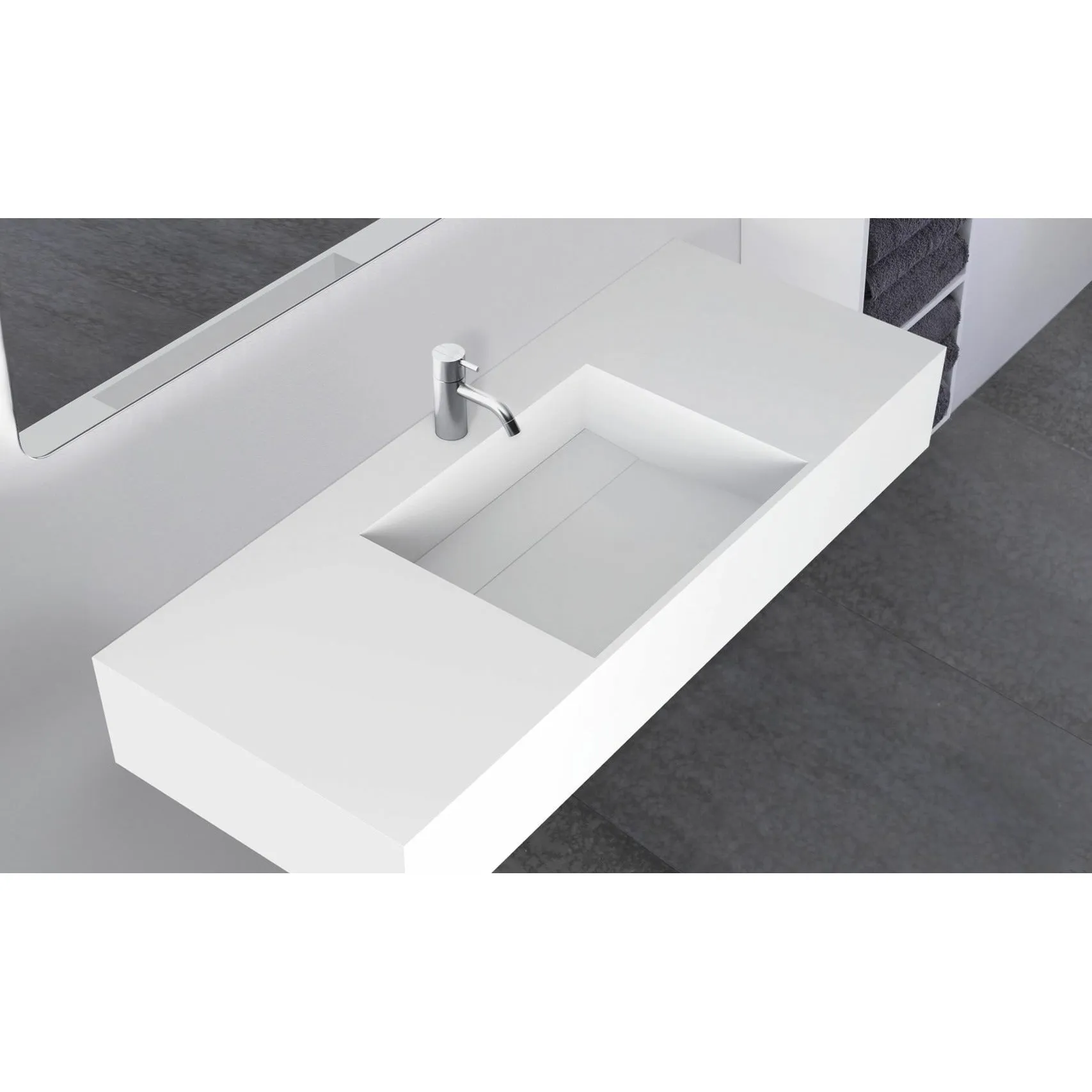 Copenhagen Bath Enköping Wash Basin, L100 Cm