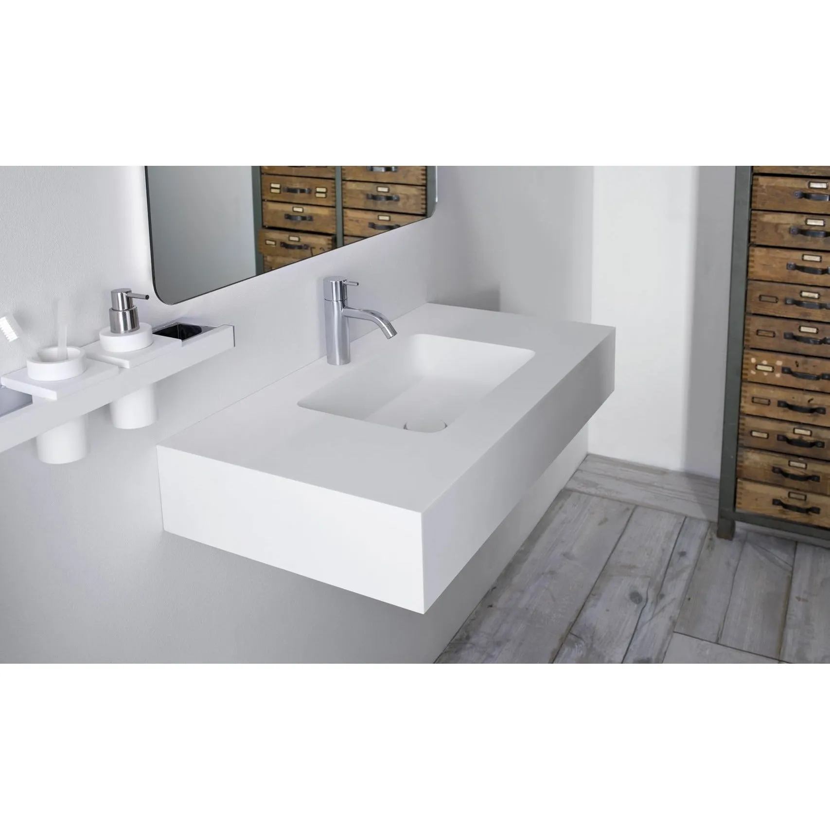 Copenhagen Bath Furesø Wash Basin, L80 Cm