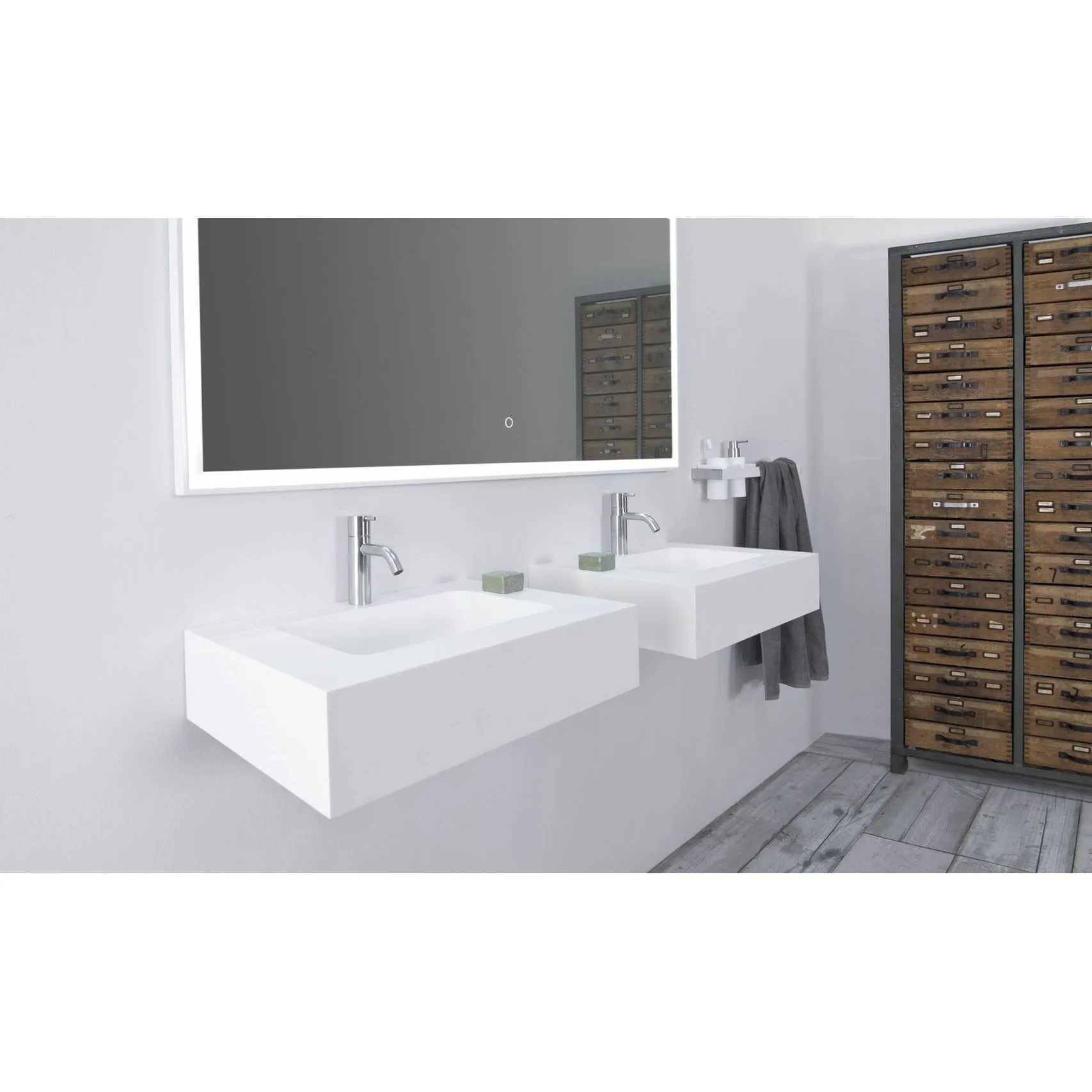 Copenhagen Bath Furesø Wash Basin, L80 Cm