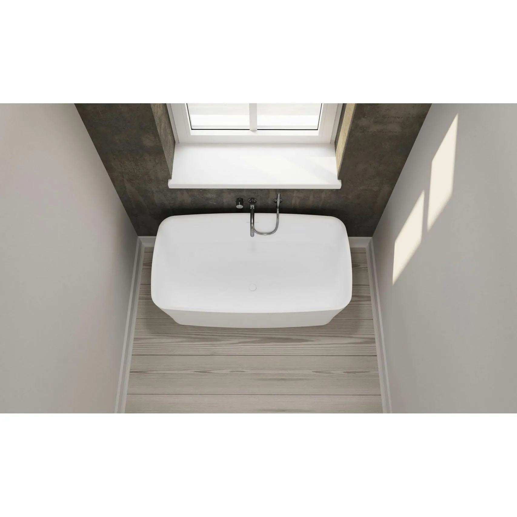 Copenhagen Bath Hornbæk Bathtub, L118 Cm