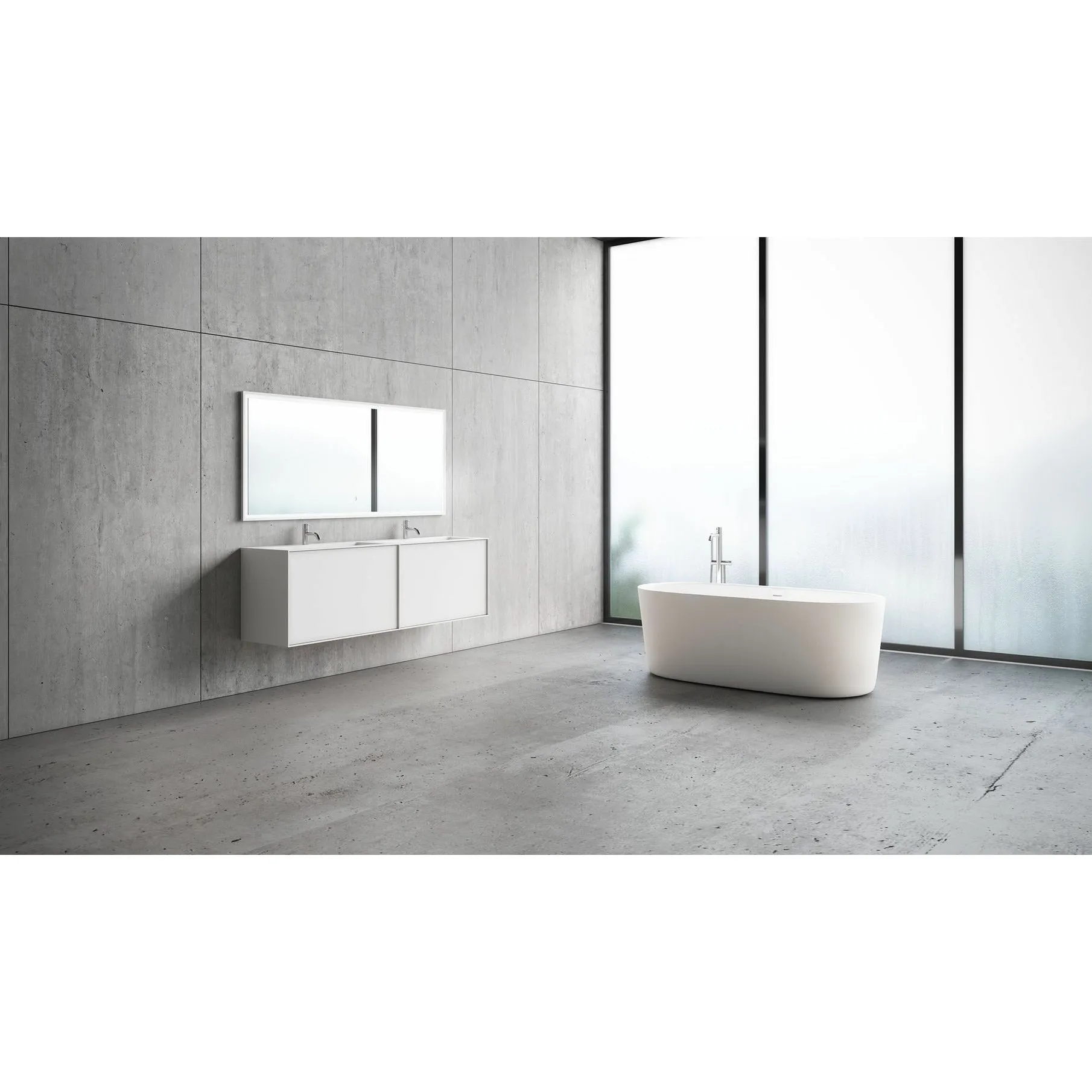 Copenhagen Bath Hornbæk Bathtub, L148 Cm