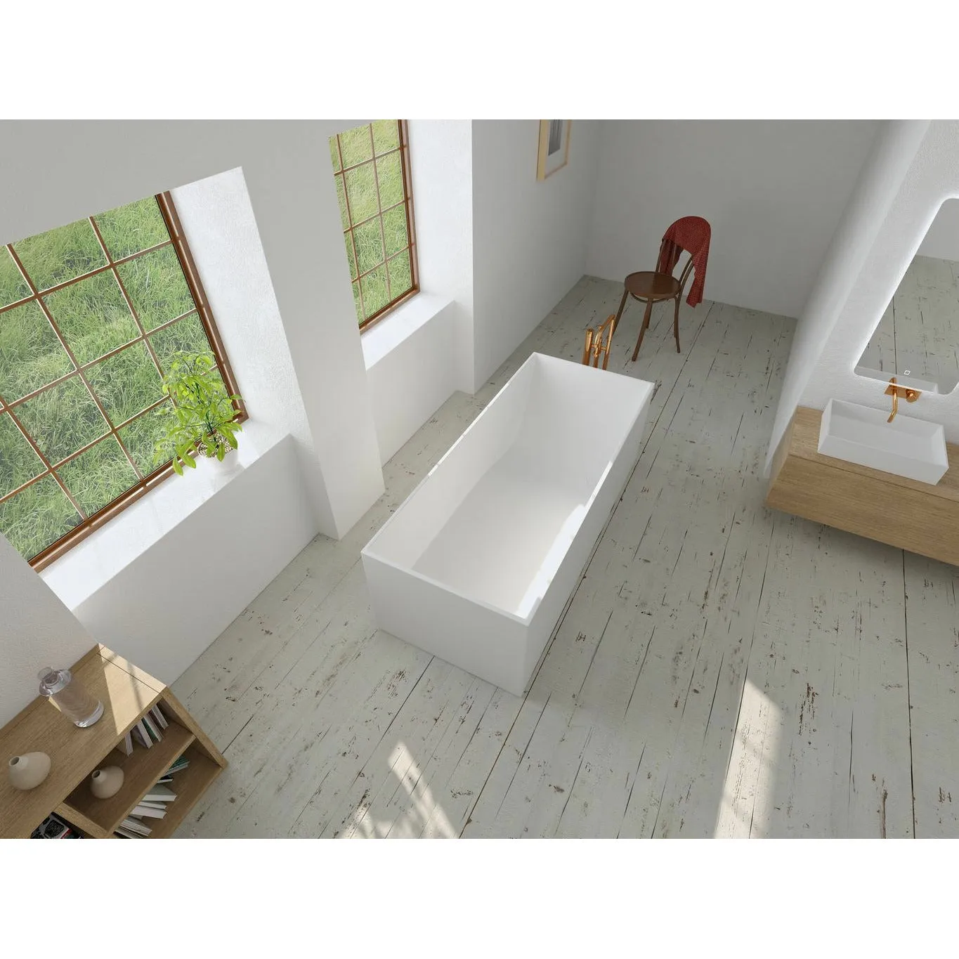 Copenhagen Bath Hornbæk Bathtub, L170 Cm