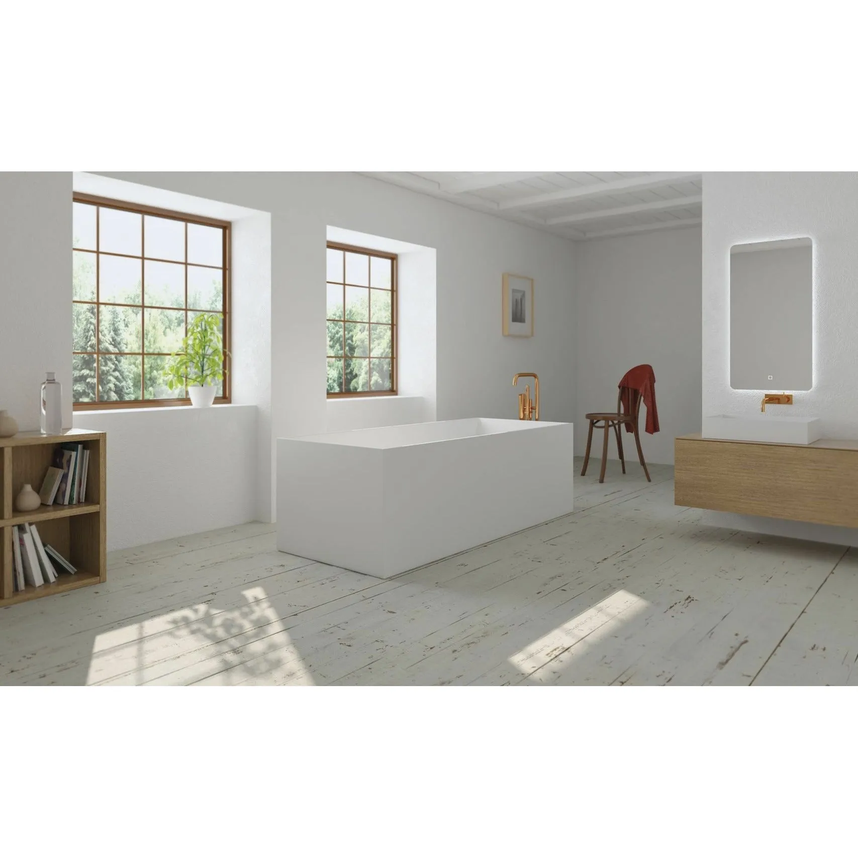 Copenhagen Bath Hornbæk Bathtub, L170 Cm