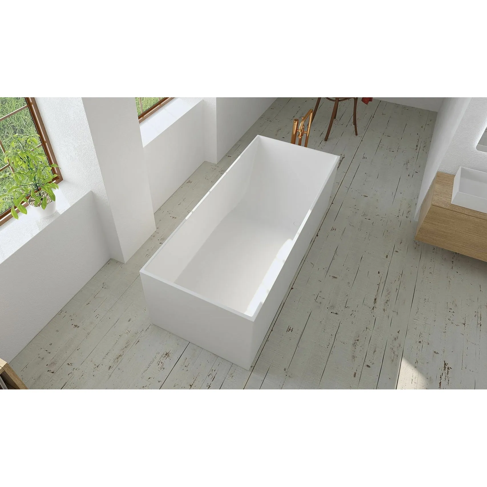 Copenhagen Bath Hornbæk Bathtub, L170 Cm
