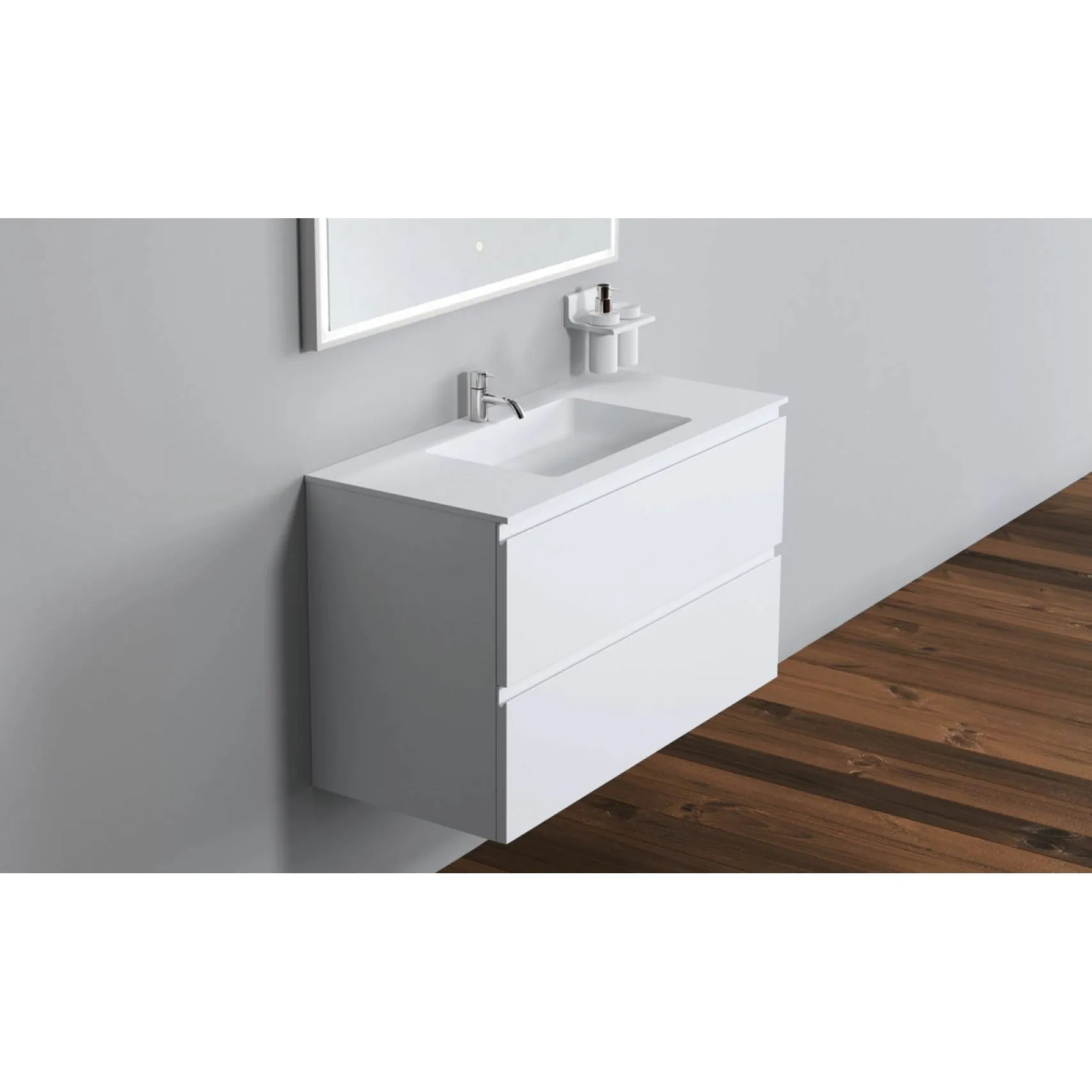Copenhagen Bath Romsø Center Wash Basin, L100 Cm